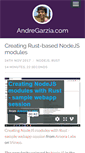 Mobile Screenshot of andregarzia.com